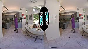 Latina Maid Experiences Her First VR Porn with a Huge Cock