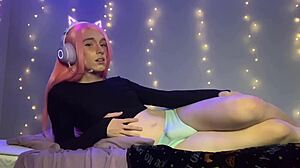 Trans Shemale Gamer Girl Loses Bet