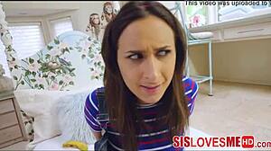 stepsister practices on stepbrother pov with big cock blowjob - ashley adams tony profane
