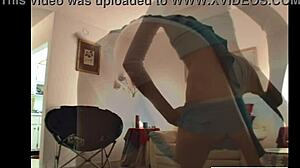 Milf inserts big dildos into her huge cunt!