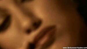 Erotic brunette dancer teases with nude moves