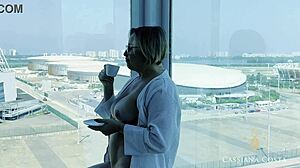 Hot Rio Window Tease Turns Wild.