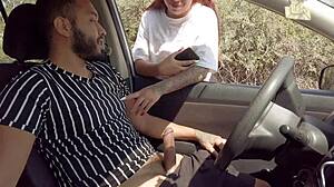 Girl reacts to penis on street