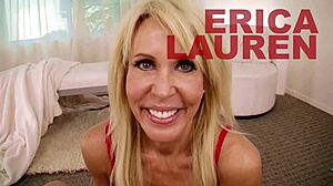 Erica Lauren Swallows Huge Cock!