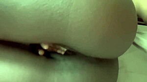 playing with my kitty in a homemade solo session, fingering softly.