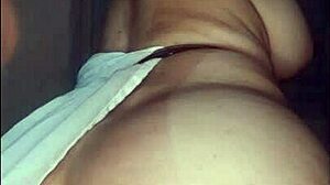 hot sexy teen bends over for doggystyle anal creampie and rubs her holes to cum hard