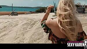 Karen fisher changes her clothes