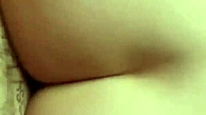 Riding dick with intense ass cock action