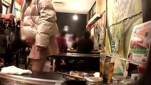 Akari, the goddess from Harajuku, shakes her hips wildly in hardcore scene