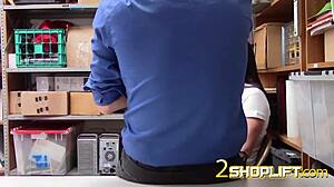 Raven Placed On Officer's Desk For Intense Encounter