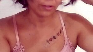 Latina Annie Pleases With Natural Tits In Videocall.