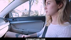 haley reed teen stepsister gets fucked in car by stepbrother