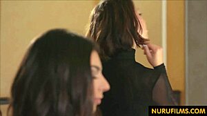 Unexpected lesbian massage