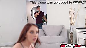 megan marx swallows big cock in foursome with stepmom nickey huntsman