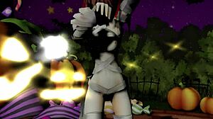 Mmd Happy Halloween Ibaraken Kasen Dance