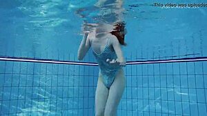 Striped swimsuit and small tits teen anna netrebko