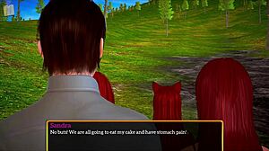 In my new family cartoon, redhead MILF with big tits gets homemade ass fun in episode 408.