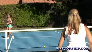 I seduced milf sarah vandella with lesbian teen 18+ in hot tub