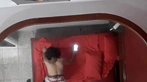 Shemale lover fucks my ass with monster cock