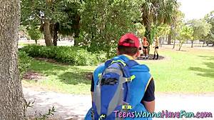 Pokemon cosplay teen gets a monster cock facial at the party