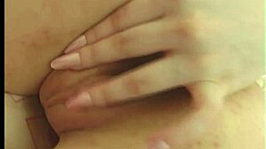 hot babe wakes up and plays with herself solo