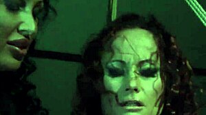 lezdom babes control restrained subs with power