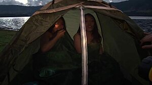 Colombian Lesbian Sex At The Camp!