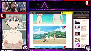 Uzaki-Chan Reveals Her Bald Pussy and Thick Mommy Breasts in Outdoor Nude Scene