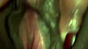 Pretty pink pussy gets wet and inviting for close exploration