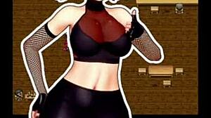 Creampie in Busty Blonde and Hot Goth at Same Time - Breedtown Part 2.