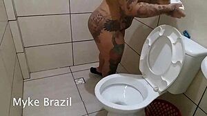 Tattooed Woman Enjoys a Relaxing Session with Companions