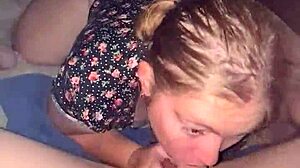 Shot live no edit of amateur bbw deepthroat action 😏