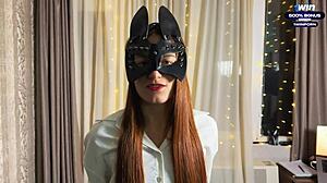 to celebrate my 100th video, i picked my favorite cumshots from redhead teen 18+ in lingerie moaning during homemade sessions