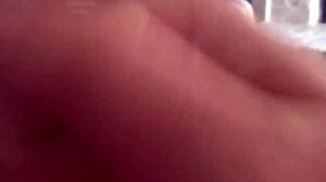 The solo performer masturbates his thick cock to cum.