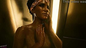 Shower scenes from Cyberpunk 2077 patch 2.1