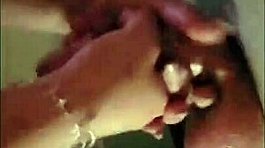 Cheating gloryhole blowjob and anal!