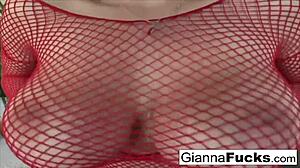Gianna Michaels' Big Tits Get Covered In Cum After Hard Fucking And Blowjob!