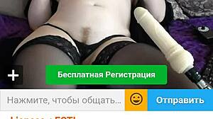 a chubby redhead chats and performs on webcam, showing off her curves.