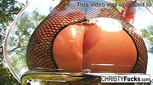 Christy Mack Masturbates Solo, Showing Tattooed Pussy, Tits, and Ass in Compilation