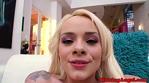 smalltits teen 18+ sucks hard cock in pov