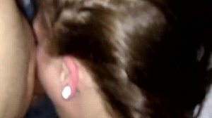 horny milf gives amateur blowjob at home