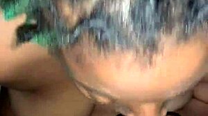 Fat BBW wife slurps huge cock!