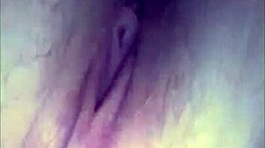 girl masturbates intensely in bold session