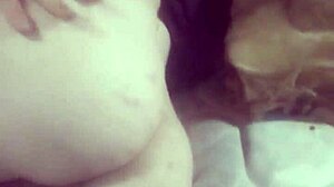 Giving Yall A Good View As She Rubs Her Pussy