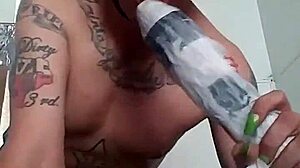 Natalie Sin's Solo Shemale Amateur Slutty Performance