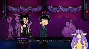 I gave Danny Phantom a goth handjob in Amity Park