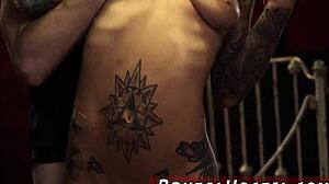 I'm so thrilled watching teen Felicity get punished in hardcore bondage DP!