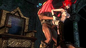 succubus gets gangbanged by bandits in this 3d hentai