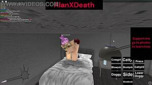 Powerful Cock Thrusts In Quickie Cowgirl Ride On Roblox