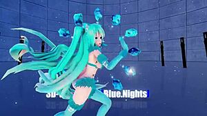 i'm in cat fate cosplay as adult miku.